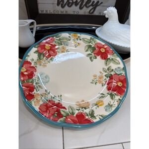 Pioneer Woman Dinner Plate Country Farm Cottage‎ 10.5"  Vintage Floral Pattern